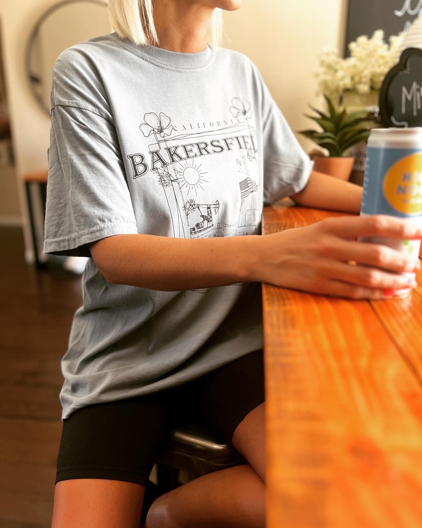 Premium Oversized T-Shirt - Bakersfield Design