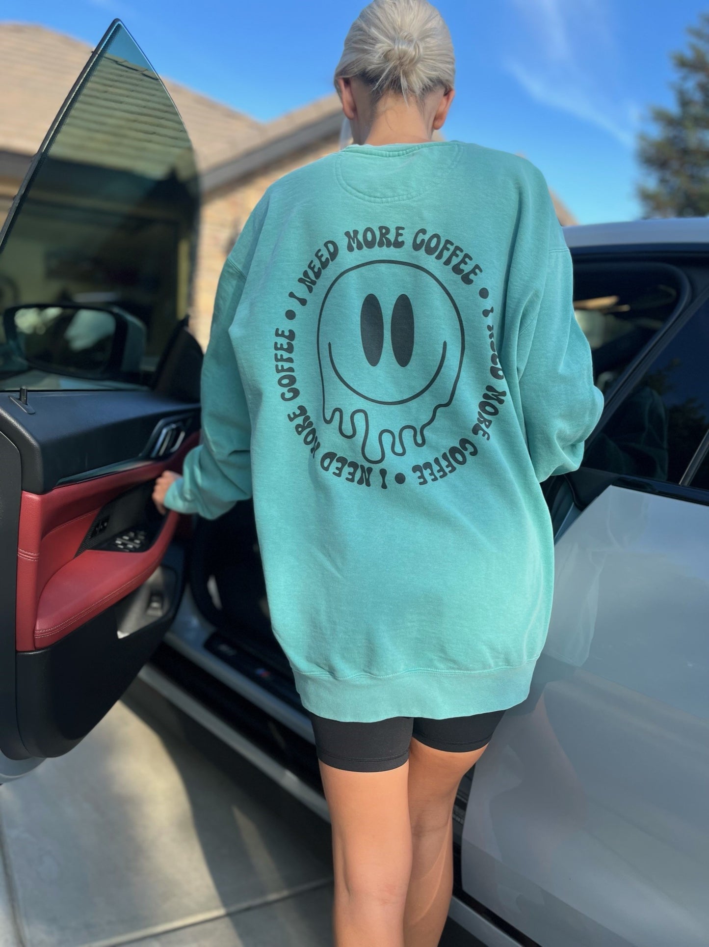 Premium Oversized Crewneck - Coffee