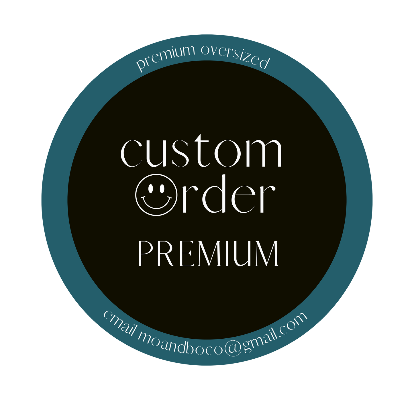 Premium Oversized T-Shirt - Custom Order