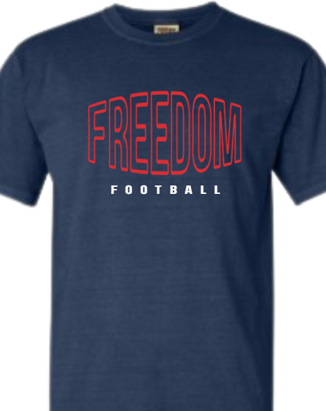 Premium Oversized T-Shirt - Freedom Football (Puff)